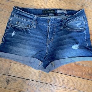 aeropostale, shorts shorty, size 0, denim,
